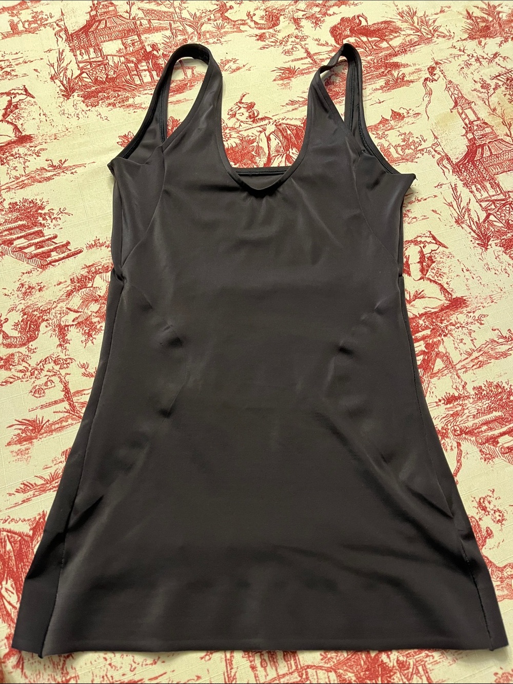 Black Scoop Neck Shapewear Tank Top - Women